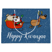 Afrikaanse Amerikaanse kerstman Kwanzaa Large Cadeautasje (Voorkant)