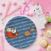 Afrikaanse Amerikaanse kerstman Kwanzaa Papieren Bordje (Feest)