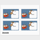 Afrikaanse Amerikaanse kerstman Kwanzaa-viering Rechthoekige Sticker (Vel)