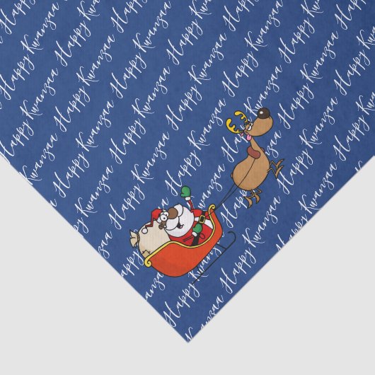 Afrikaanse Amerikaanse kerstman Kwanzaa-viering Tissuepapier (Detail)