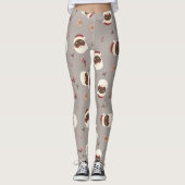 Afrikaanse Amerikaanse kerstman Leggings (Voorkant)