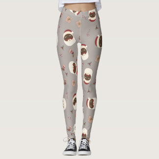 Afrikaanse Amerikaanse kerstman Leggings