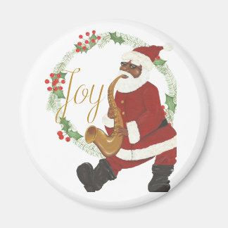 Afrikaanse Amerikaanse kerstman Magneet