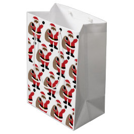 Afrikaanse Amerikaanse kerstman Merry-kerstmei Medium Cadeauzakje