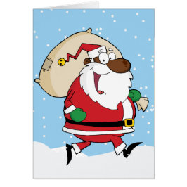 Afrikaanse Amerikaanse kerstman met cadeautjes