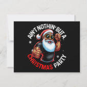 Afrikaanse Amerikaanse kerstman Pajama (Voorkant)