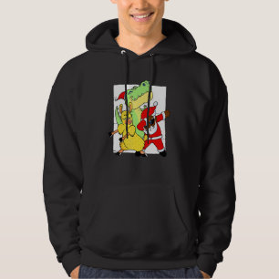 Afrikaanse Amerikaanse kerstmankreet San Hoodie