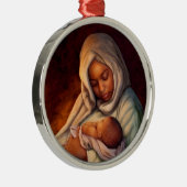 Afrikaanse Amerikaanse kerstsieraden Metalen Ornament (Rechts)