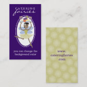 Afrikaanse Amerikaanse keukenwijn Visitekaartje (Voorkant / Achterkant)