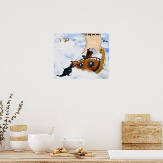 Afrikaanse Amerikaanse kinderen Poster (Keuken)