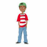 Afrikaanse Amerikaanse kleine schattige cartoon Ac Staand Fotobeeldje<br><div class="desc">Afrikaanse Amerikaanse kleine schattige cartoon Achai Photo Sculpture</div>