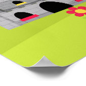 Afrikaanse Amerikaanse Knight, Paarden & Castle Bi Poster (Hoek)