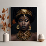 Afrikaanse Amerikaanse kunst aan de muur, zwarte v Canvas Afdruk<br><div class="desc">Voeg een vleugje elegantie en schoonheid toe aan uw huis met onze African American Wall Art, Black Woman Wall Art, Black Girl Art Wall Decor. Onze prachtige kunst aan de muur beschikt over een mooie zwarte vrouw met ingewikkelde gouden metallic details die zeker in de gaten zal houden van iedereen...</div>