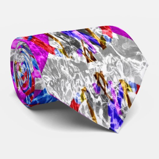 Afrikaanse Amerikaanse kunst Stropdas (Opgerold)