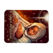 Afrikaanse Amerikaanse Madonna-kerstmagneten Magneet (Horizontaal)