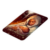 Afrikaanse Amerikaanse Madonna-kerstmagneten Magneet (Linkerzijde)