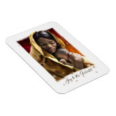 Afrikaanse Amerikaanse Madonna-kerstmagneten Magneet (Rechterzijde)