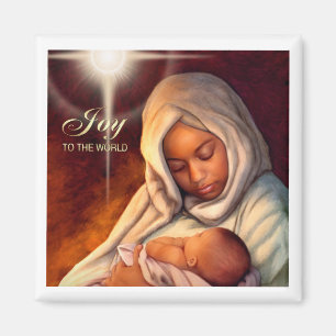 Afrikaanse Amerikaanse Madonna-kerstmagneten Magneet