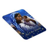 Afrikaanse Amerikaanse Madonna-kerstmagneten Magneet (Rechterzijde)