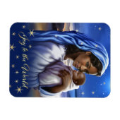 Afrikaanse Amerikaanse Madonna-kerstmagneten Magneet (Horizontaal)