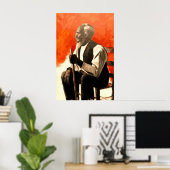 Afrikaanse Amerikaanse Man oom Poster (Thuiskantoor)