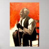 Afrikaanse Amerikaanse Man oom Poster (Voorkant)