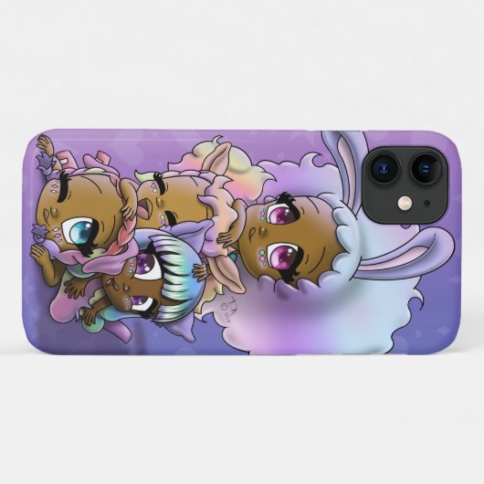 Afrikaanse Amerikaanse meisjes Case-Mate iPhone Case (Achterkant (horizontaal))