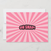 Afrikaanse Amerikaanse meisjesfoto Booth Selfie Bi Kaart (Achterkant)