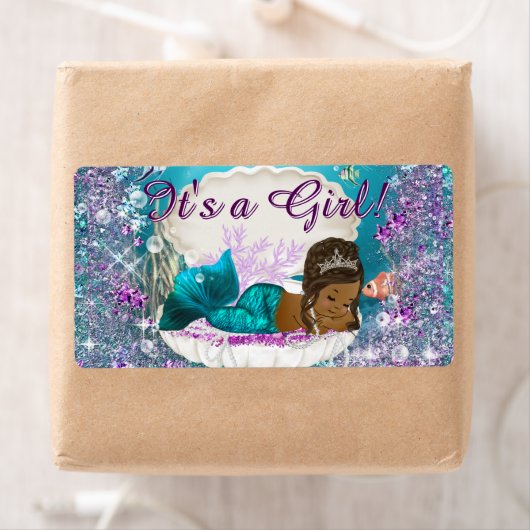 Afrikaanse Amerikaanse mermaïde-waterfleslabels Etiket (Insitu)