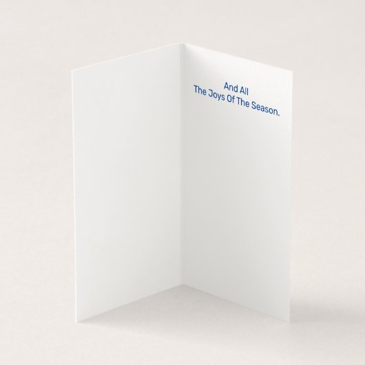 Afrikaanse Amerikaanse mevrouw Claus Kerstmis Kaart (Binnen)