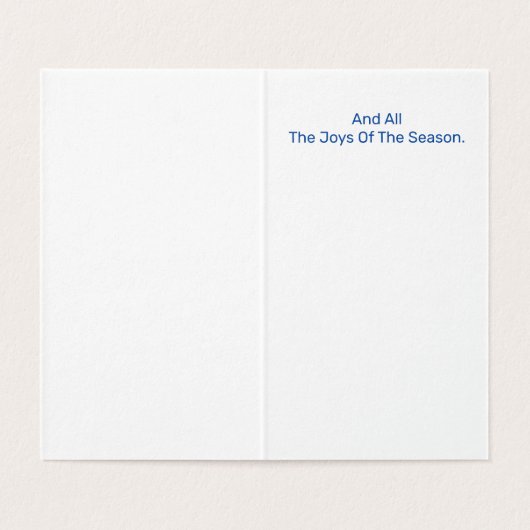 Afrikaanse Amerikaanse mevrouw Claus Kerstmis Kaart (Binnenkant ongevouwen)