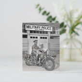 Afrikaanse Amerikaanse militaire politie Briefkaart (Staand voorkant)