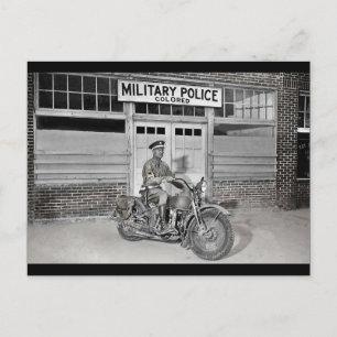 Afrikaanse Amerikaanse militaire politie Briefkaart