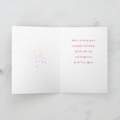 Afrikaanse Amerikaanse moderne kerstfeestdag Kaart (Binnen)