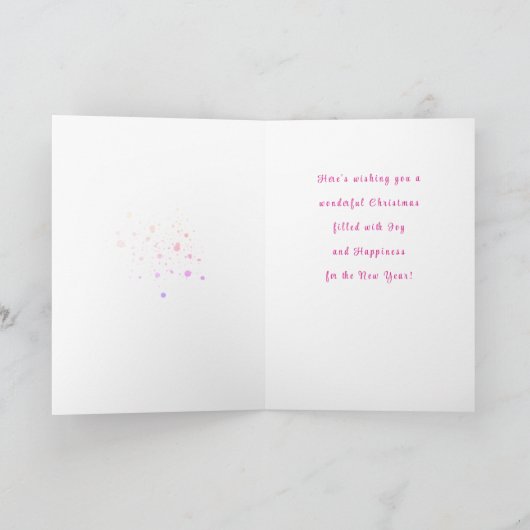 Afrikaanse Amerikaanse moderne kerstfeestdag Kaart (Binnen)