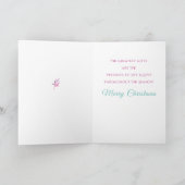 Afrikaanse Amerikaanse moderne kerstfeestdag Kaart (Binnen)