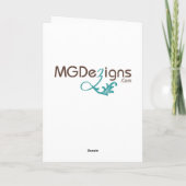 afrikaanse amerikaanse moeder met nieuwe babyillus kaart (Achterkant)