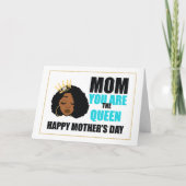 Afrikaanse Amerikaanse Moederdag Kaart (Voorkant)