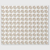 Afrikaanse Amerikaanse nativiteitsscène kerst Cadeaupapier (Vlak)