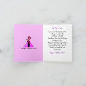 Afrikaanse Amerikaanse neef-Moederdag Kaart (Binnen)