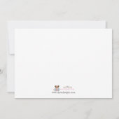 Afrikaanse Amerikaanse neutraal babyschoeisel Kaart (Achterkant)