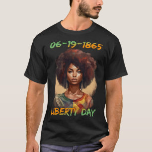 - Afrikaanse Amerikaanse Onafhankelijkheidsdag voo T-shirt