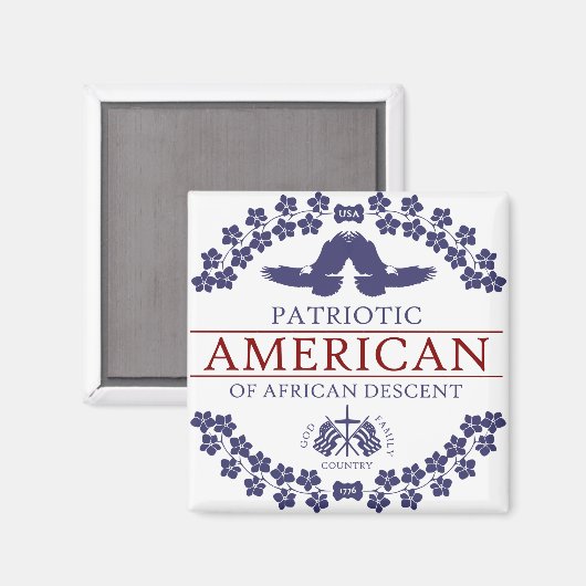 Afrikaanse Amerikaanse PATRIOT Magneet (Voorkant / Achterkant)