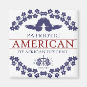Afrikaanse Amerikaanse PATRIOT Magneet (Voorkant)