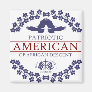 Afrikaanse Amerikaanse PATRIOT Magneet