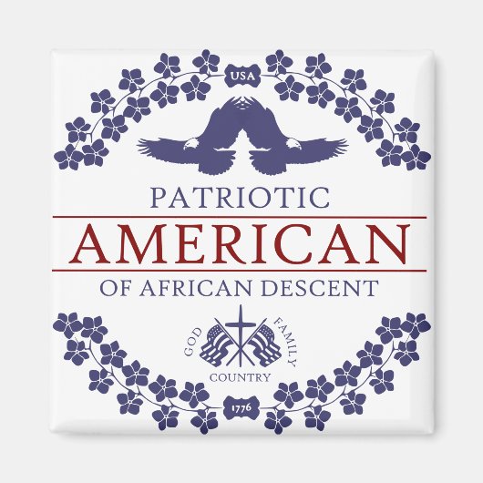 Afrikaanse Amerikaanse PATRIOT Magneet (Voorkant)