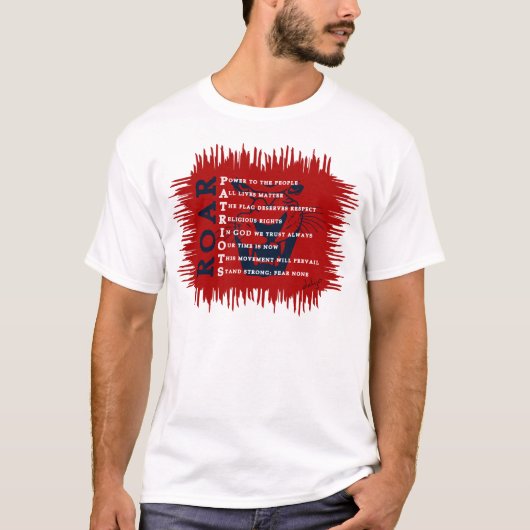 Afrikaanse Amerikaanse PATRIOT T-shirt (Voorkant)