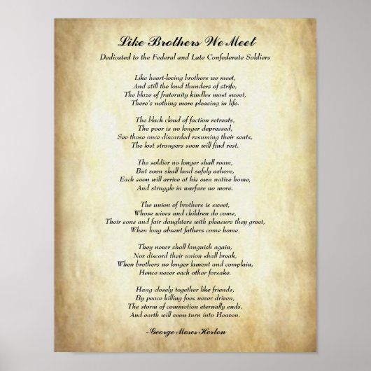 Afrikaanse Amerikaanse poëzie als broers die we on Poster (Voorkant)