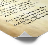 Afrikaanse Amerikaanse poëzie over vrijheid en sla Poster (Hoek)