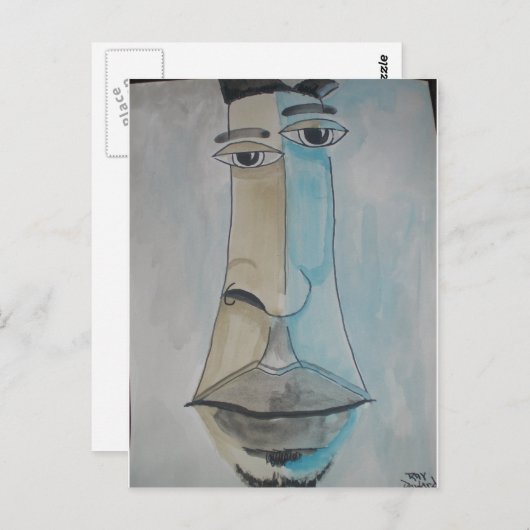 Afrikaanse Amerikaanse pop Briefkaart (Voorkant / Achterkant)